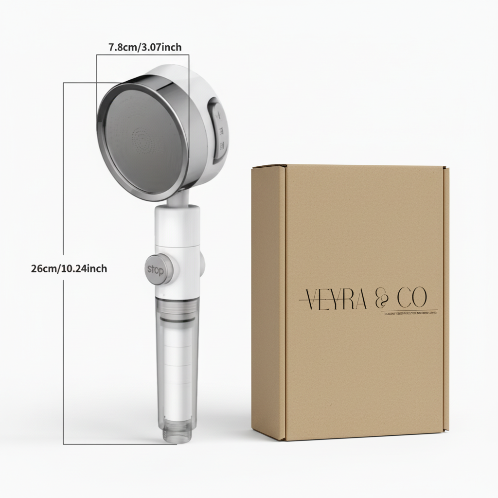 Veyra & Co™ High-Flow Filtered Shower Head