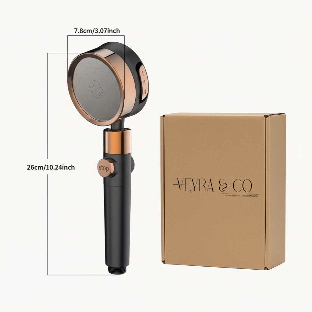 Veyra & Co™ High-Flow Filtered Shower Head