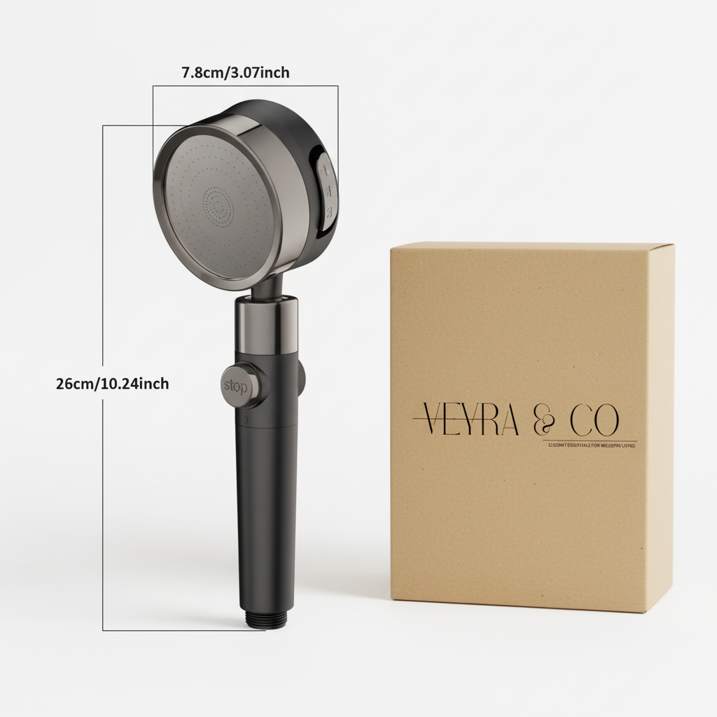 Veyra & Co™ High-Flow Filtered Shower Head