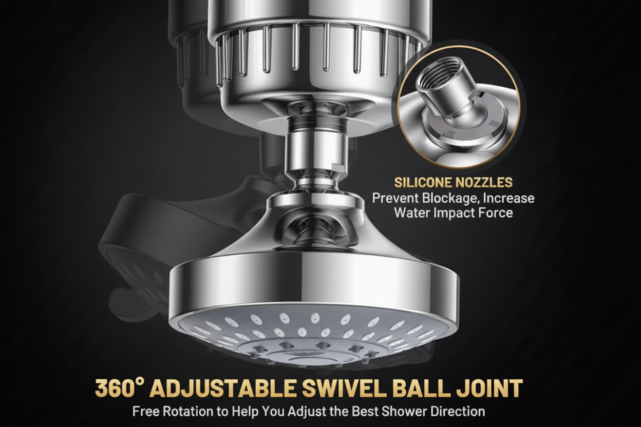 Veyra & Co™ 20-Stage Filter & 360° Shower Head
